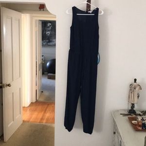 Dark blue jumpsuit